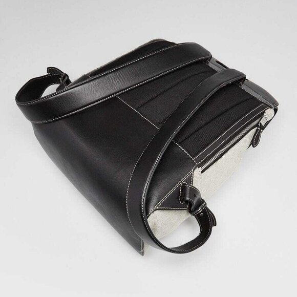 Burberry Archive Beige Canvas Wilfin Icon Stripe Backpack Bag - Picture 2 of 10